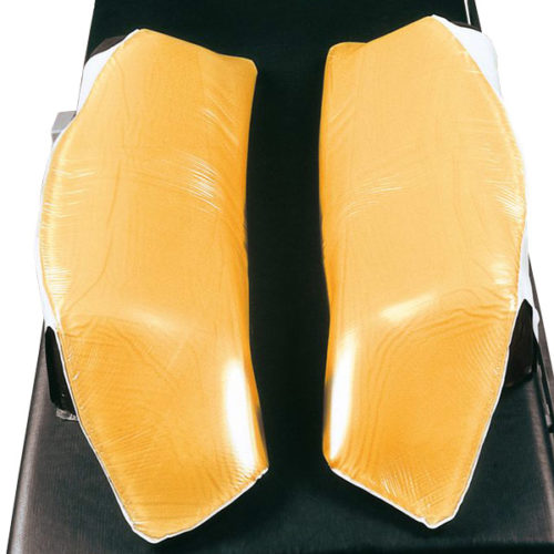 The Kambin Spinal Frame Pad Set on a surgical table