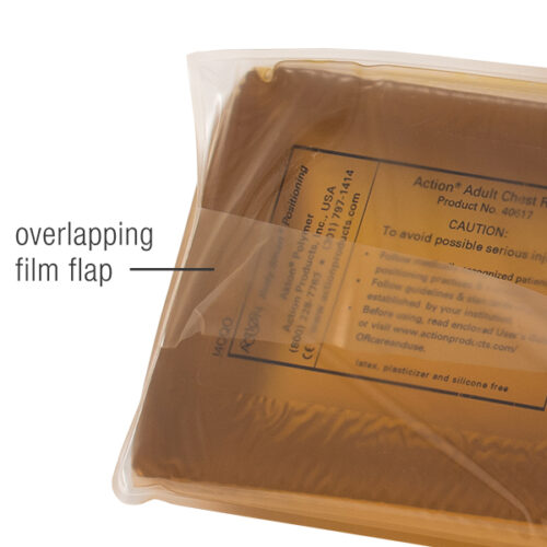 disposable chest roll cover for adult-sized chest rolls