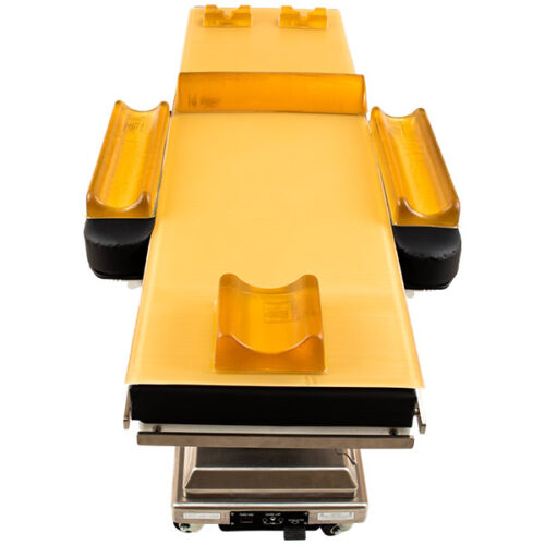 Full-length overlay on an operating table