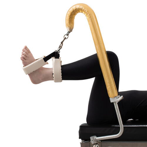 Ankle Stirrup Pad Set using a Candy Cane Stirrup Pad Set