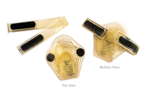 Top and bottom views of the Heel Comfort Cup Set