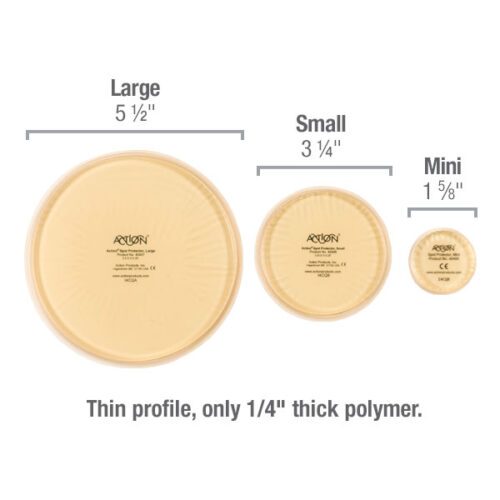 Three different sizes of Spot Protectors