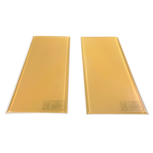 Top view of the pads included in the Wilson Frame Pad Two-Piece Set