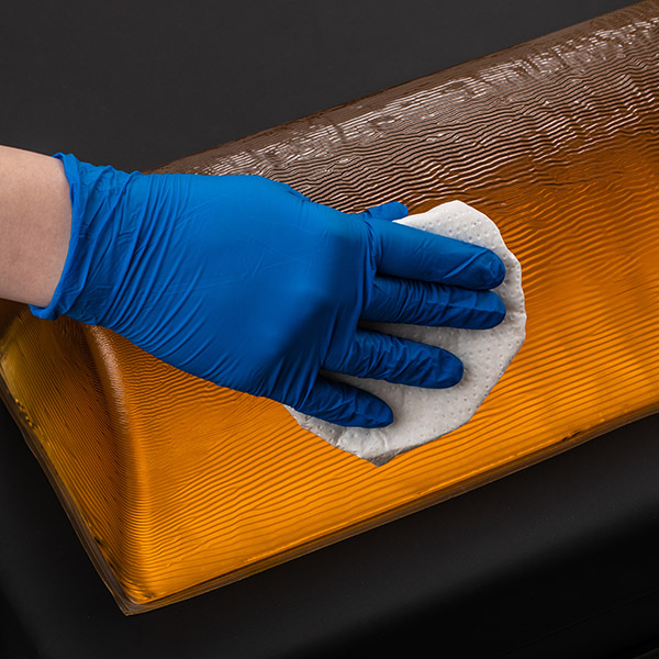 cleaning polymer positioner