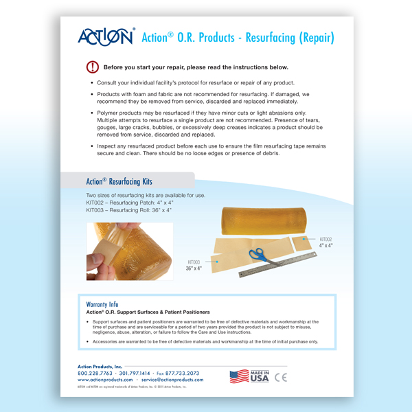 Resurfacing-Repair-Guide_Web600px OR Product Resurfacing/Repair